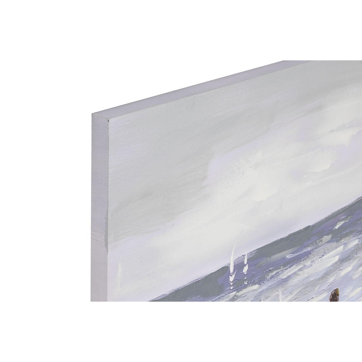 Læret Home ESPRIT Læret Tre MDF 80 x 3 x 80 cm